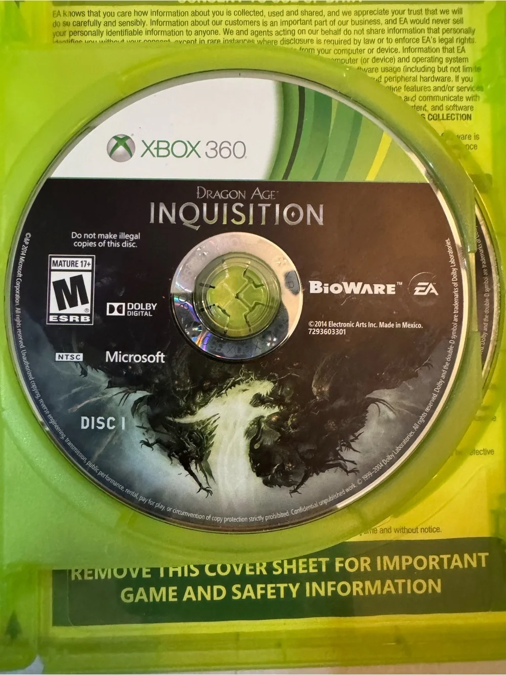 Dragon Age: Inquisition (Microsoft Xbox 360